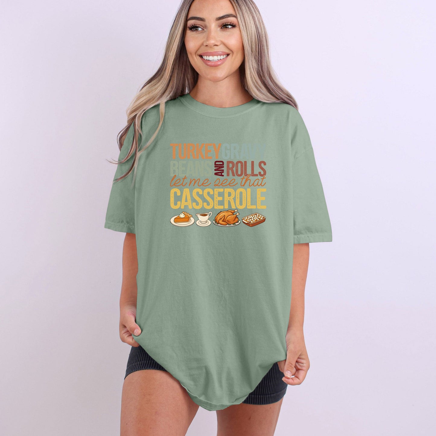 Turkey Gravy Beans and Rolls - Comfort Colors ® Heavyweight Ring Spun Tee