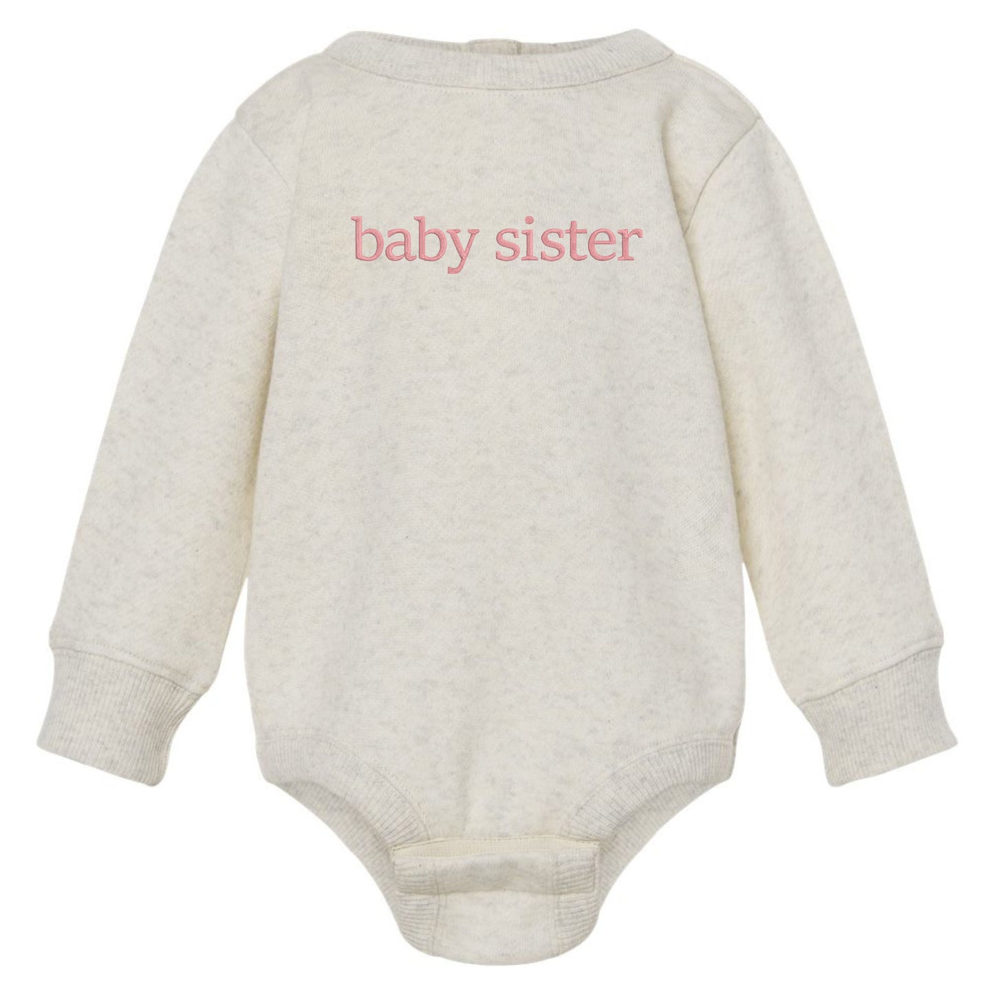 Faux Embroidery Big/Little Brother/Sister Matching Tops