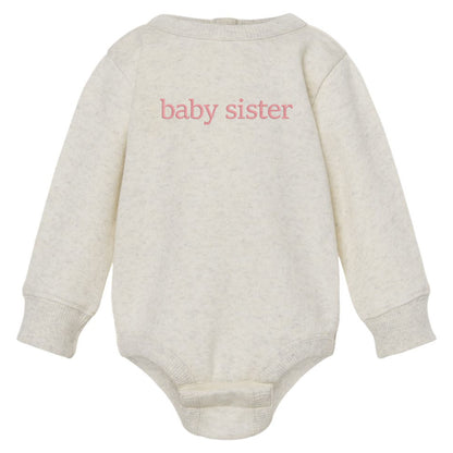 Faux Embroidery Big/Little Brother/Sister Matching Tops