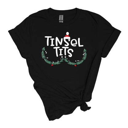 Jingle Balls and Tinsel Tits - Couples Fun Christmas Tops!