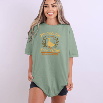 Porch Goose Social Club - Comfort Colors ® Heavyweight Ring Spun T-shirt