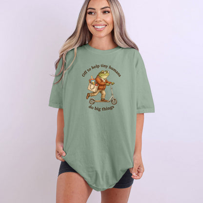 Off to Help Tiny Humans Do Big Things - Comfort Colors ® Heavyweight Ring Spun T-shirt