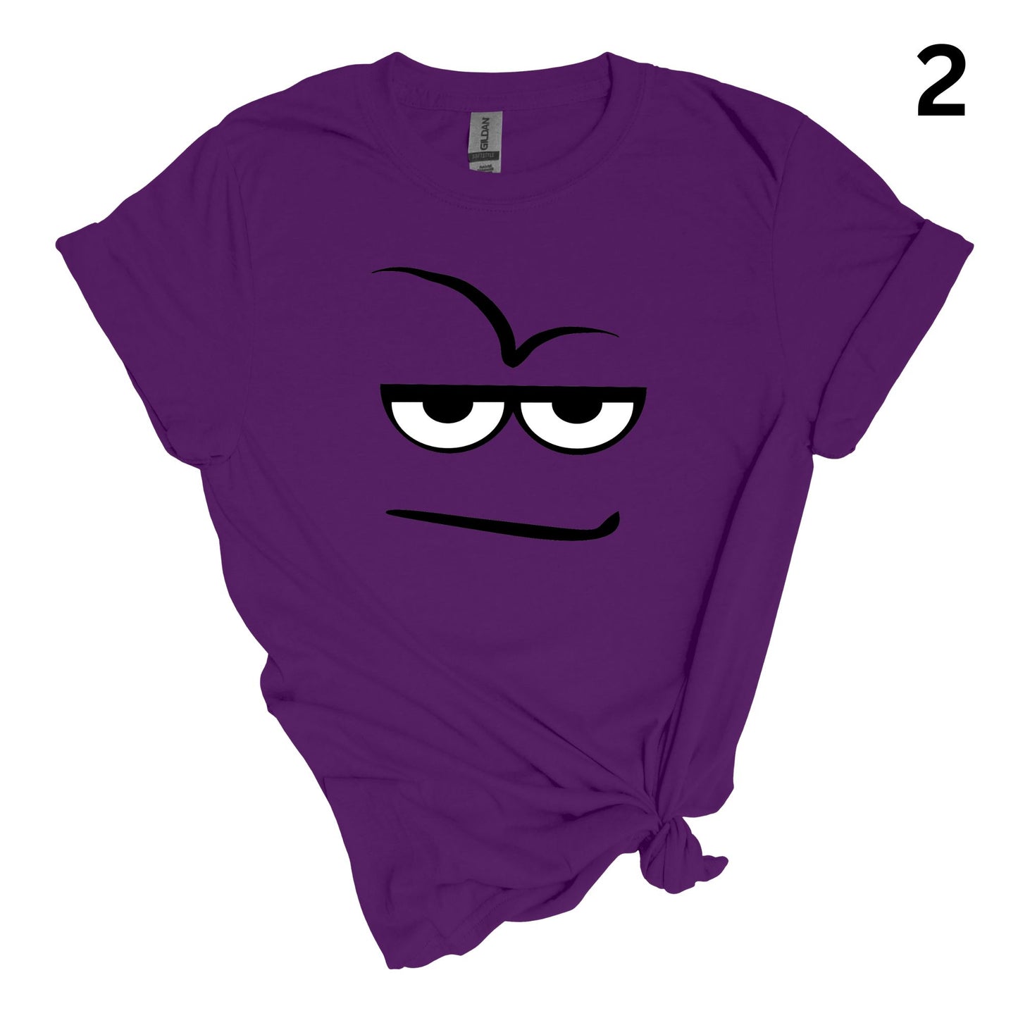 Creepy Crayon Purple Tees - Choice of 3 expressions!
