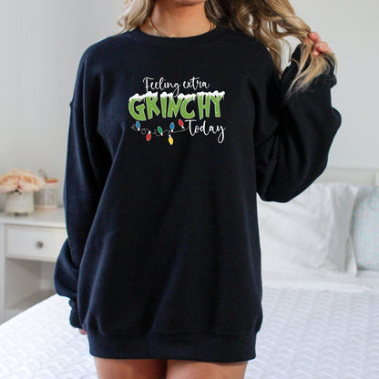 Feeling Extra Grinchy Today - Crewneck Sweatshirt