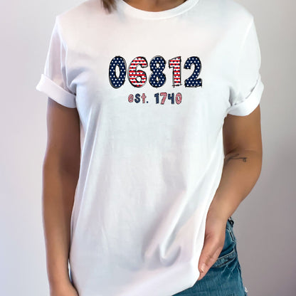Town Zip Code – Patriotic Graphic T-Shirts & Sweatshirts
