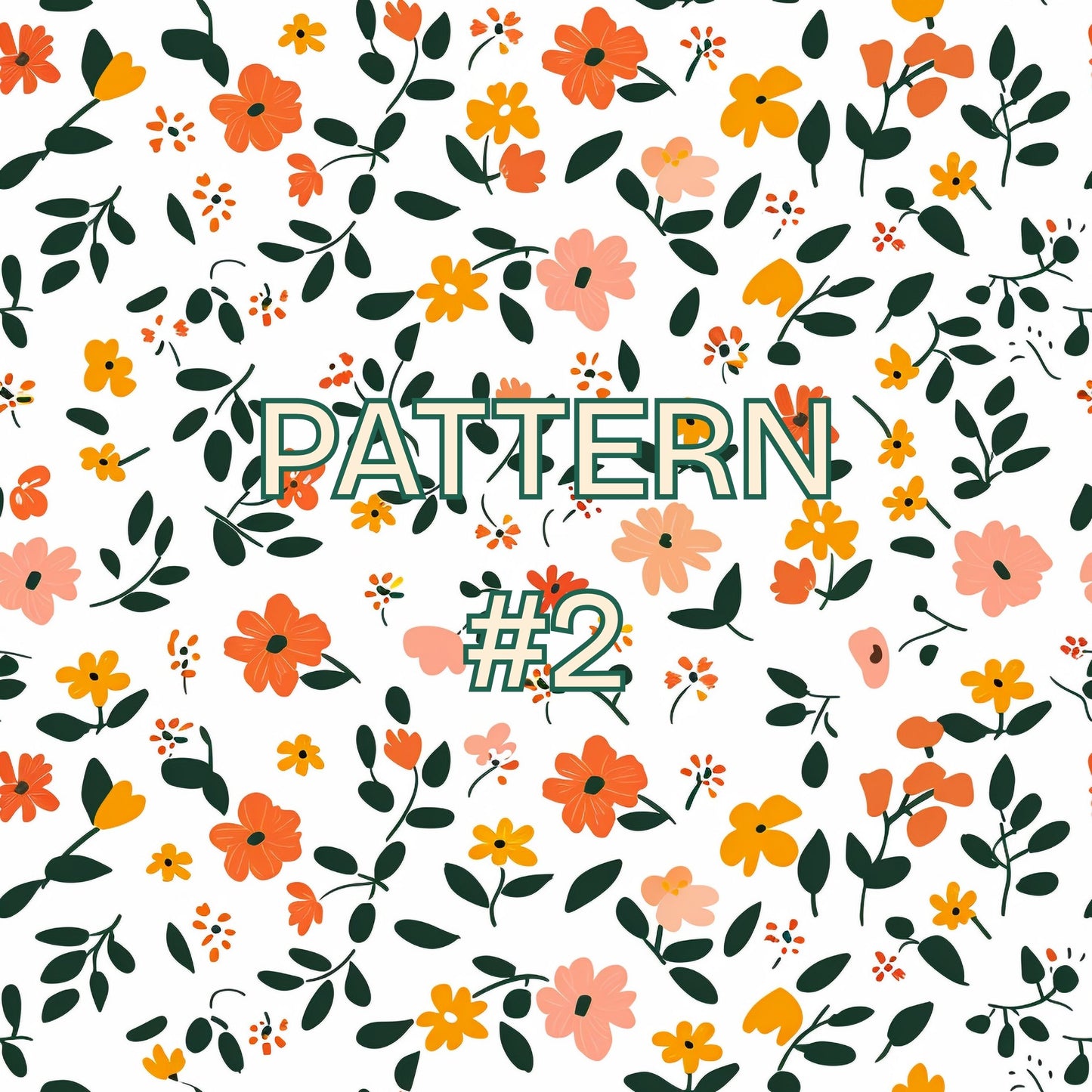 Tiny Flowers Heavy Blend Crewneck for Grandma - Choice of Name and Flowers