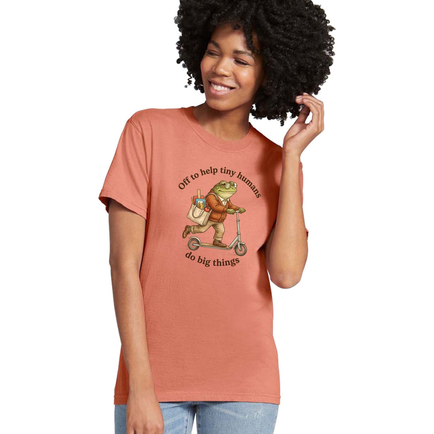 Off to Help Tiny Humans Do Big Things - Comfort Colors ® Heavyweight Ring Spun T-shirt