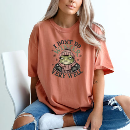 I Don't Do Winter Very Well - Thanksgiving Crew Comfort Colors® T-Shirt