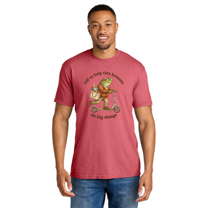 Off to Help Tiny Humans Do Big Things - Comfort Colors ® Heavyweight Ring Spun T-shirt