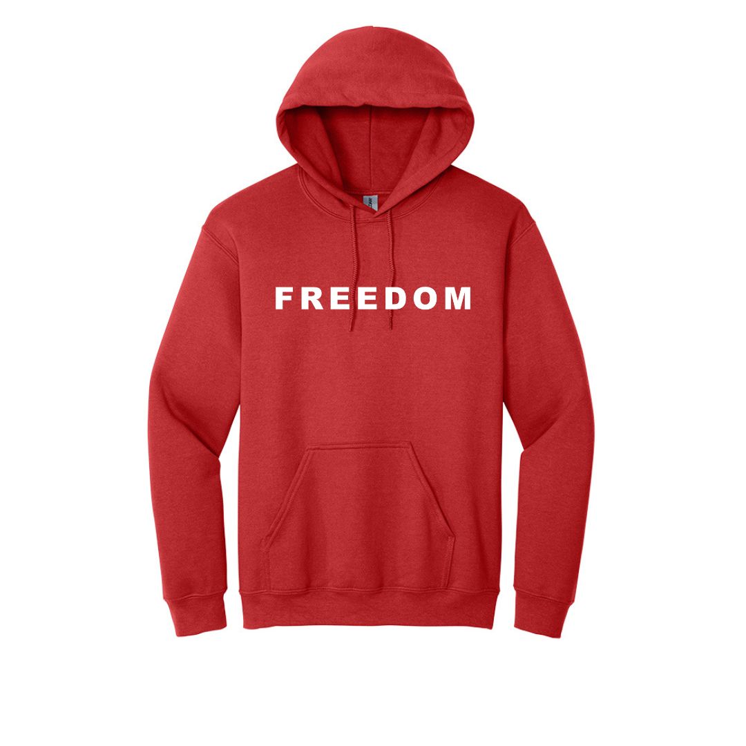 FREEDOM Heavy Cotton Hoodie - Customize with additional add-ons