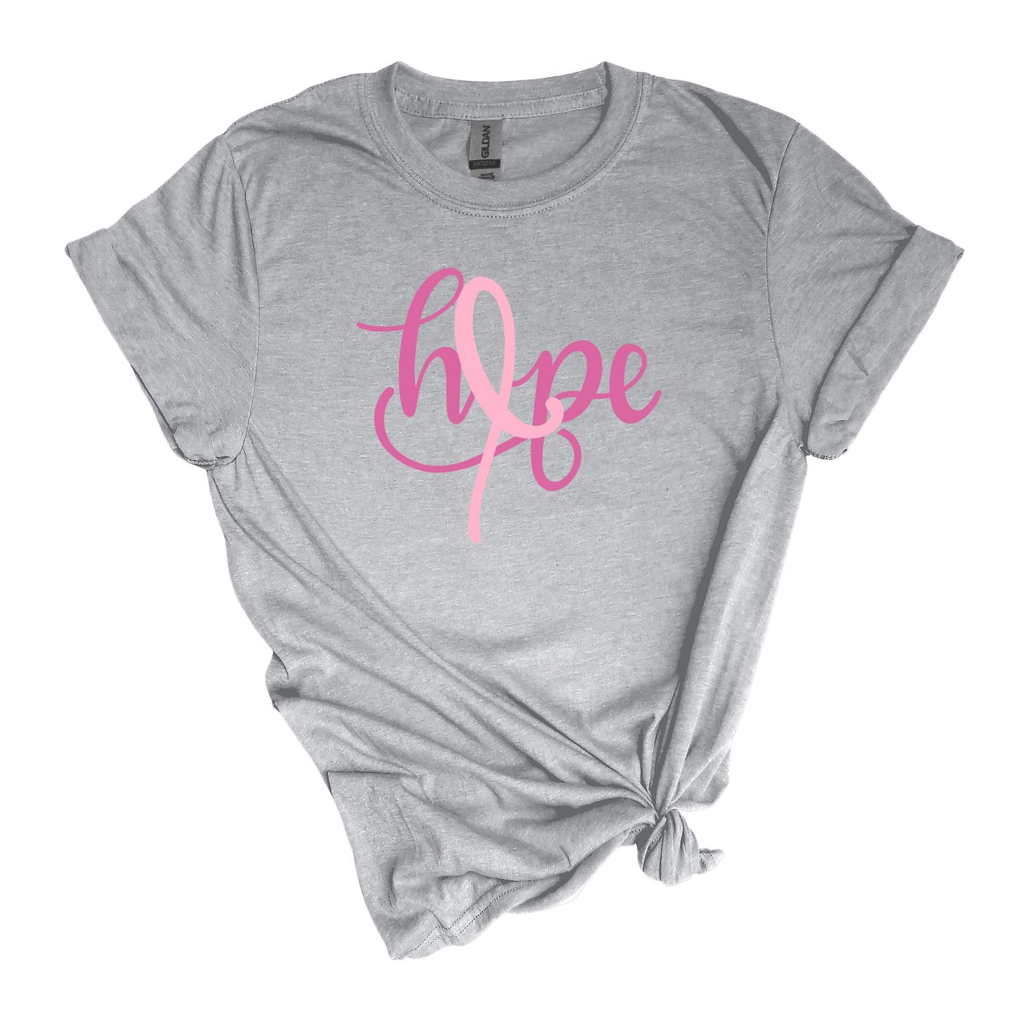 Hope Tee - Pink Ribbon Breast Cancer Adult Unisex T-shirt