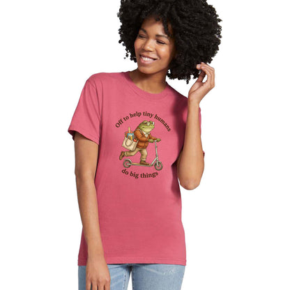 Off to Help Tiny Humans Do Big Things - Comfort Colors ® Heavyweight Ring Spun T-shirt