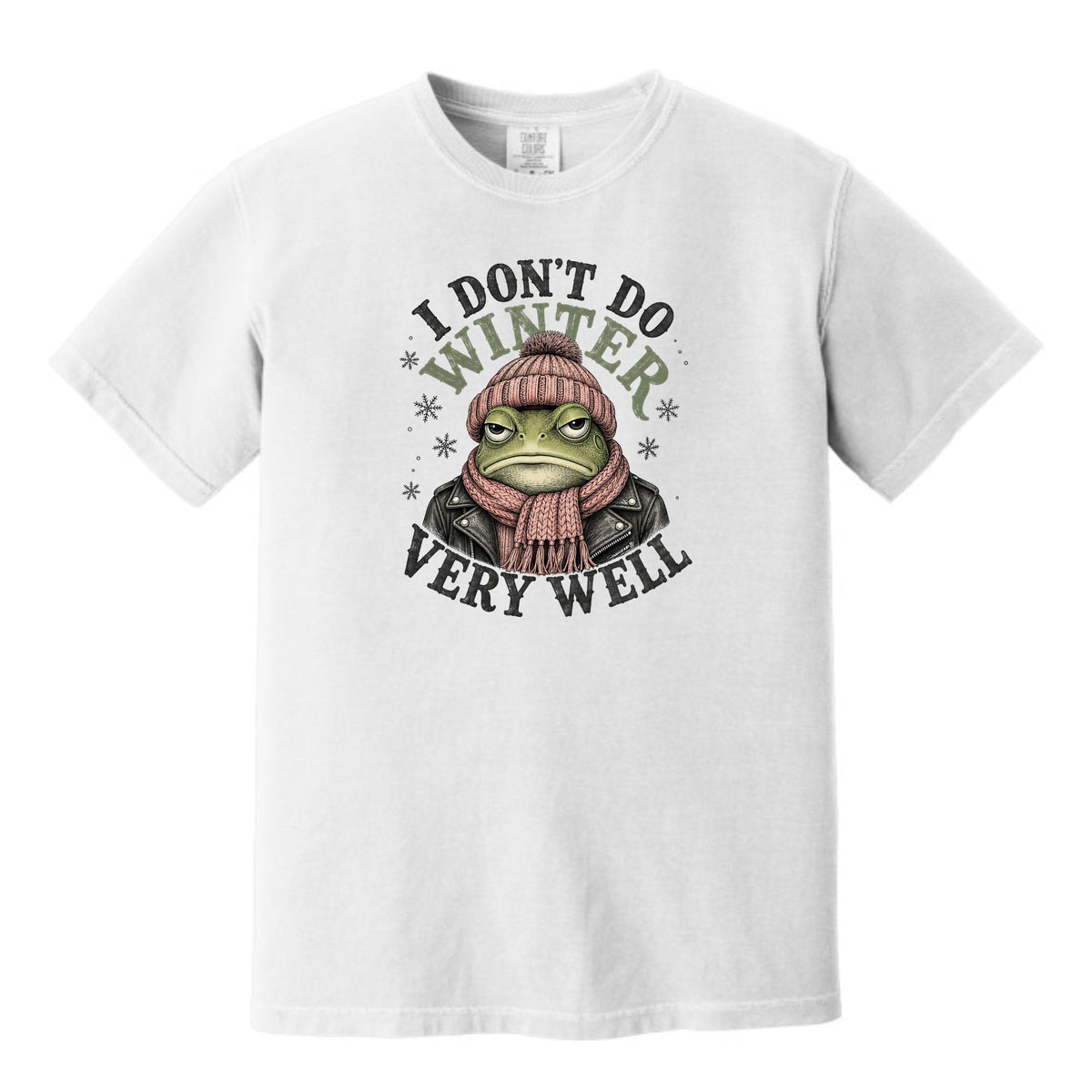 I Don't Do Winter Very Well - Thanksgiving Crew Comfort Colors® T-Shirt