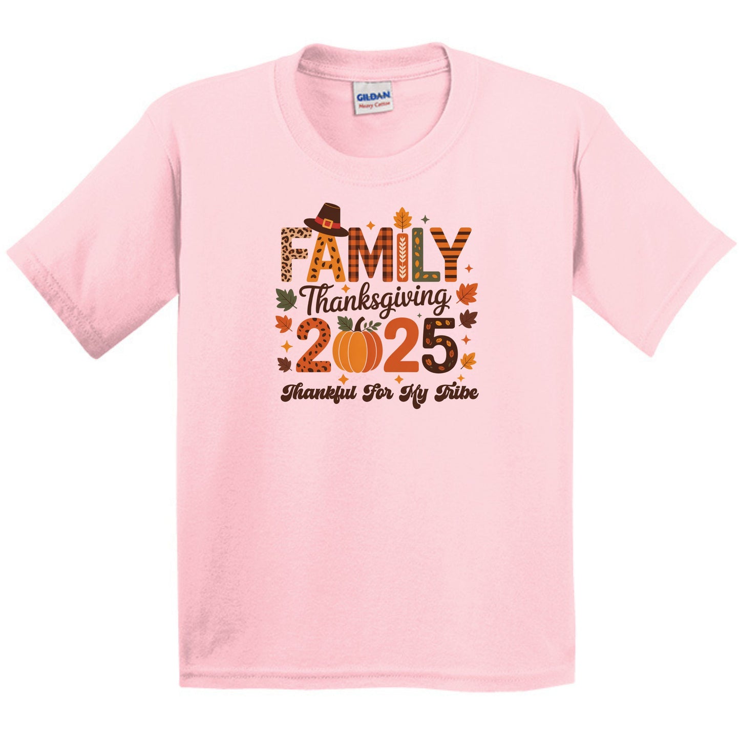 Family Thanksgiving Shirts - Thankful for my tribe - YOUTH & TODDLER SIZES