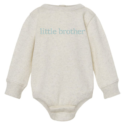 Faux Embroidery Big/Little Brother/Sister Matching Tops
