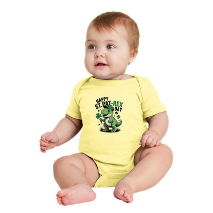 Happy St. Pat-Rex Day - Infant Ribbed Bodysuit