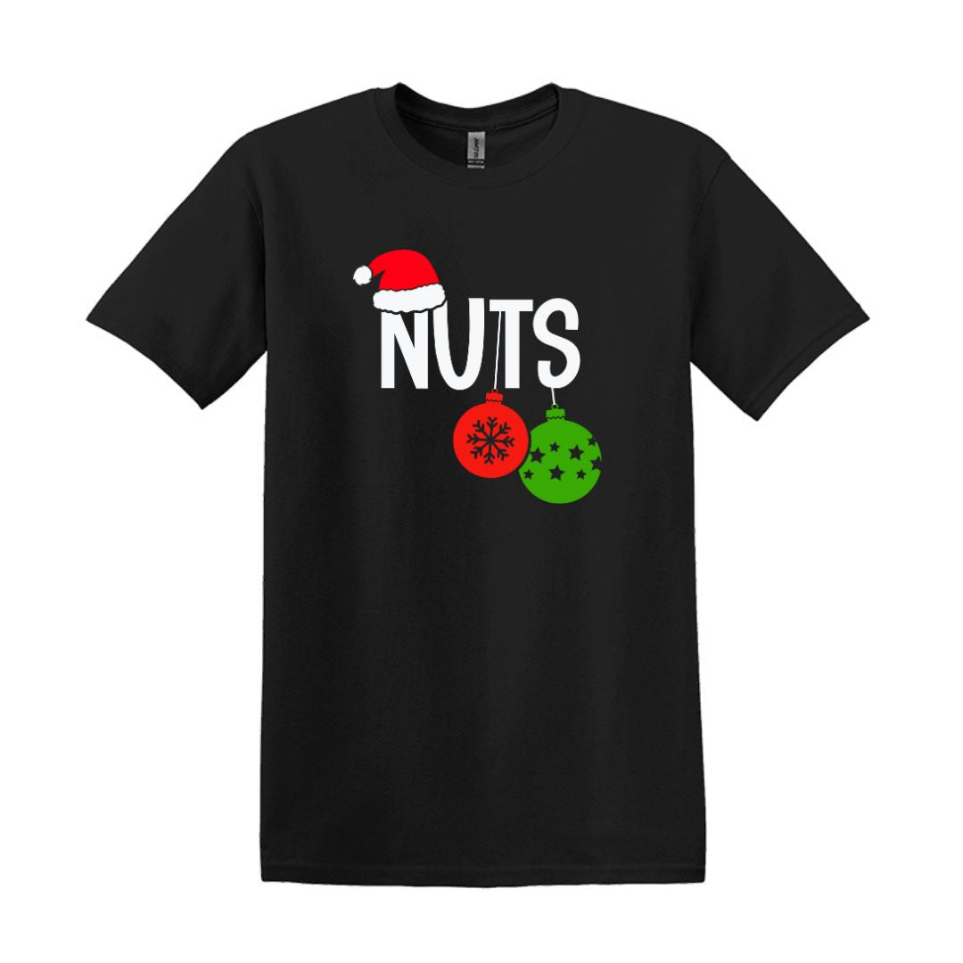 Chest and Nuts Couples Fun Christmas Tops!