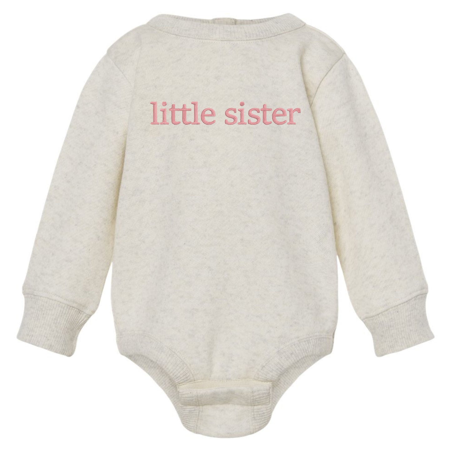 Faux Embroidery Big/Little Brother/Sister Matching Tops