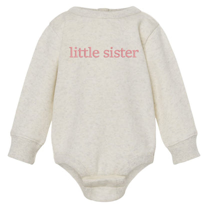 Faux Embroidery Big/Little Brother/Sister Matching Tops