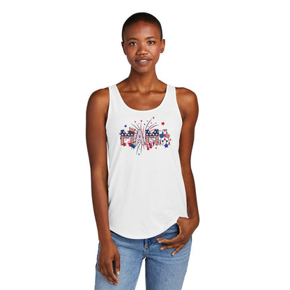 Fireworks 4th of July Women's Tank Top - Grandma, Gigi or Mama