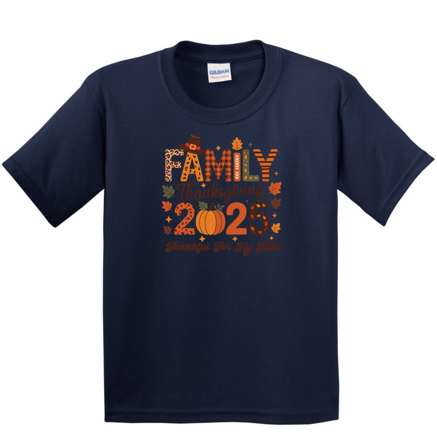 Family Thanksgiving Shirts - Thankful for my tribe - YOUTH & TODDLER SIZES