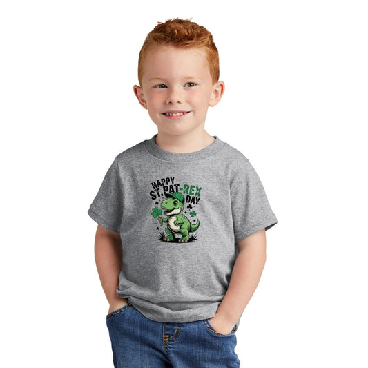 Happy St. Pat-Rex Day - Dinosaur Toddler T-shirt
