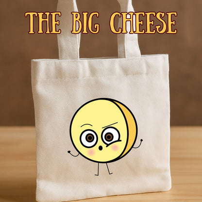 The Bad Seed Inspired Mini Tote Bags – 8" x 8.75" White Canvas - Choose your favorite character!