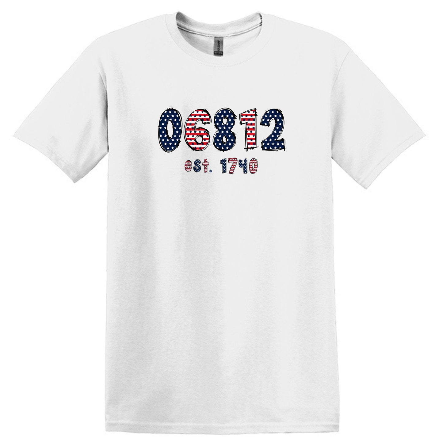 Town Zip Code – Patriotic Graphic T-Shirts & Sweatshirts