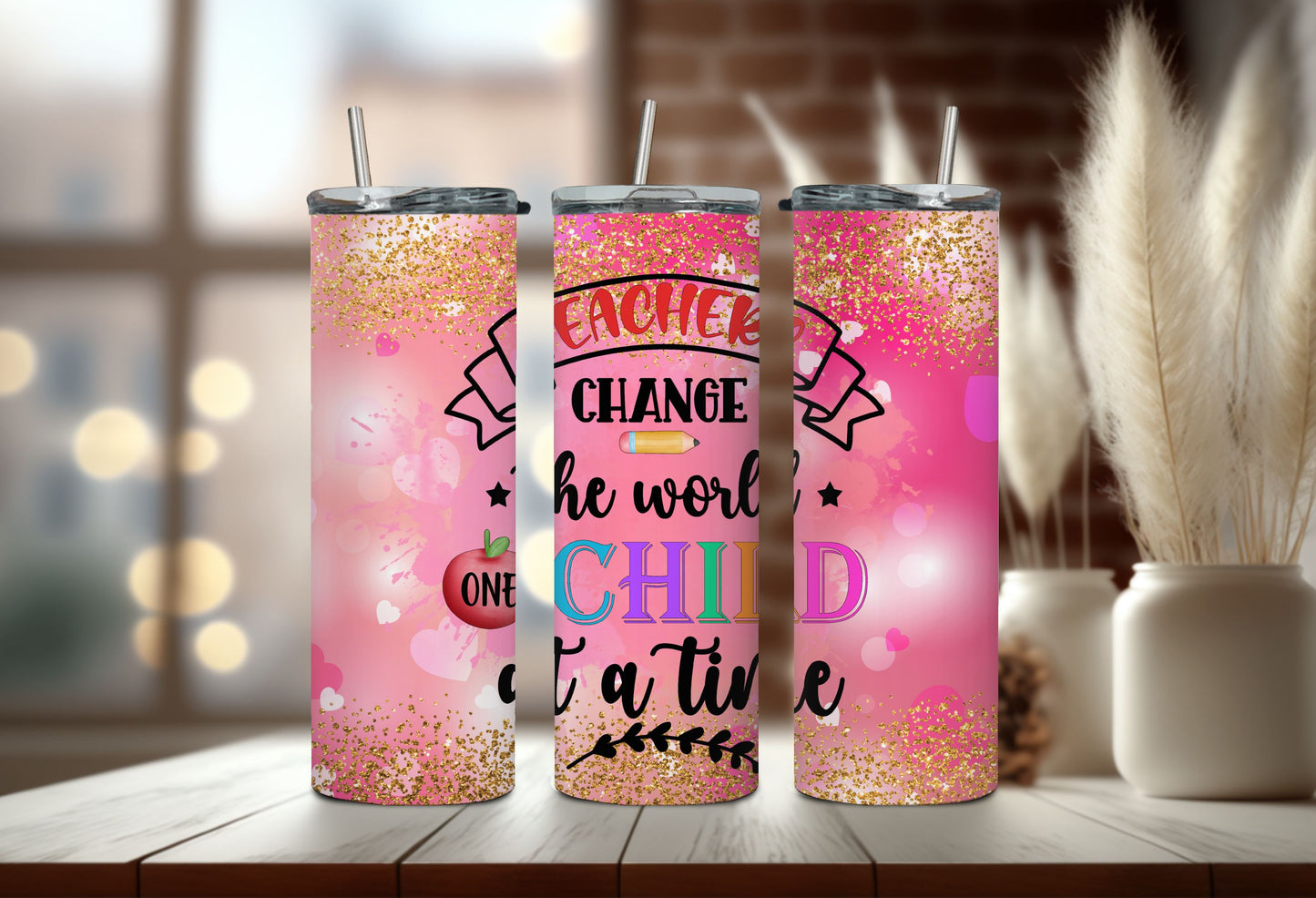20 oz. Stainless Teacher Tumblers - So many to choose from!