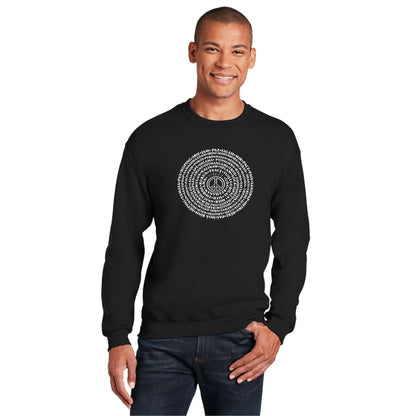 Can You Say PEACE - Gildan Crewneck - artwork designed by Cynthia NeJame