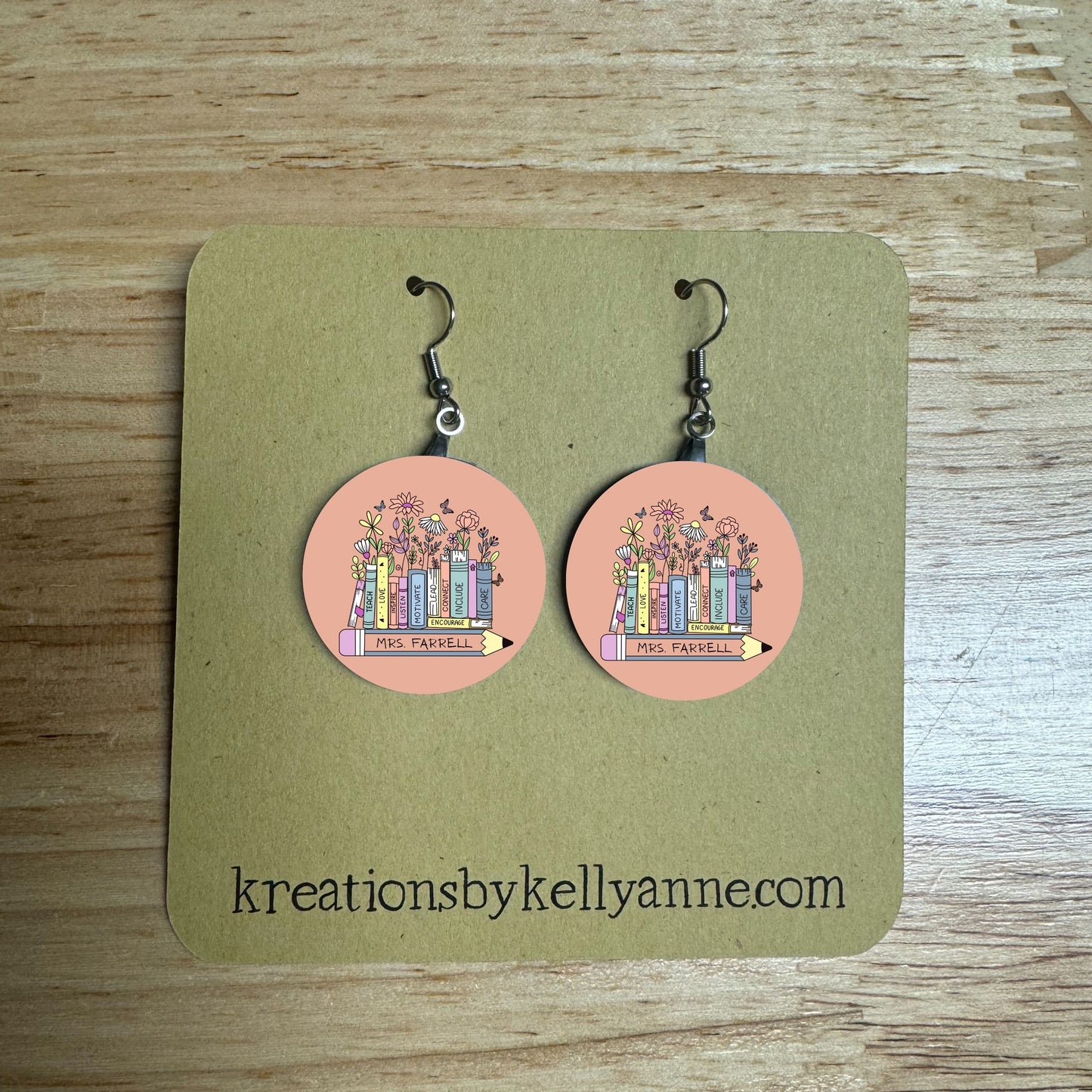Teacher Earrings - Fun Accessory for the most fun teachers!