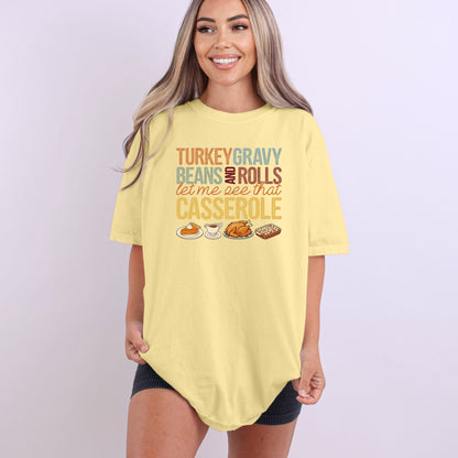 Turkey Gravy Beans and Rolls - Comfort Colors ® Heavyweight Ring Spun Tee