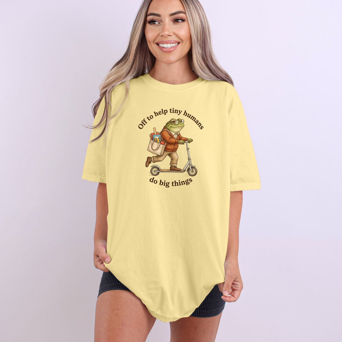 Off to Help Tiny Humans Do Big Things - Comfort Colors ® Heavyweight Ring Spun T-shirt