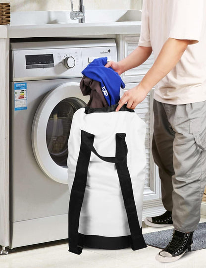 Personalized Laundry Backpack – Durable, Hands-Free & Built for Big Loads