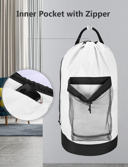 Personalized Laundry Backpack – Durable, Hands-Free & Built for Big Loads
