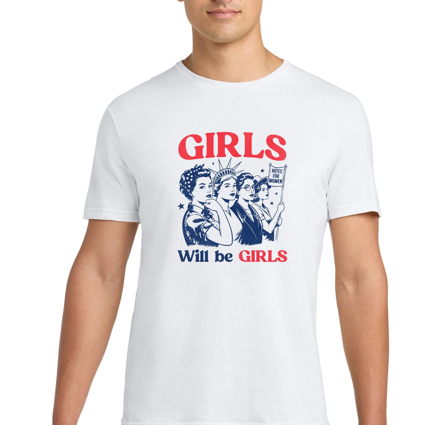 Girls Will Be Girls – Patriotic Graphic T-Shirts & Sweatshirts
