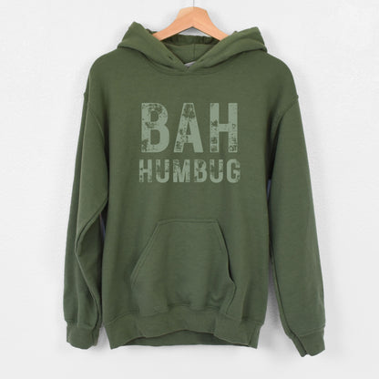 BAH HUMBUG Distressed Top - Available in short sleeve, long sleeve, crewneck or hoodie
