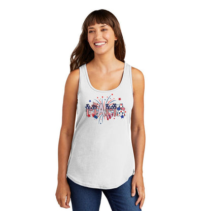 Fireworks 4th of July Women's Tank Top - Grandma, Gigi or Mama