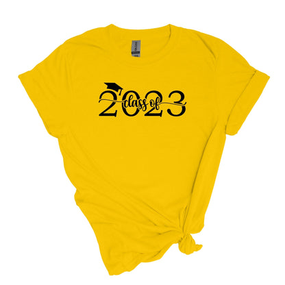 Tee-shirt de graduation de la promotion 2023 - T-shirt doux unisexe adulte 