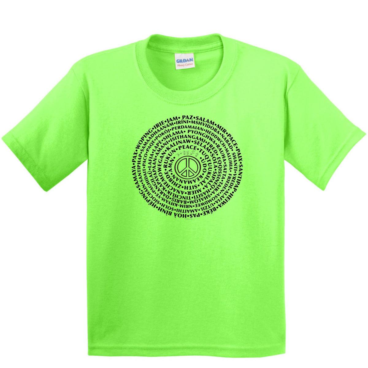 CAN YOU SAY PEACE - Youth Heavy Cotton Short Sleeve T-shirt - CAN YOU SAY PEACE LLC
