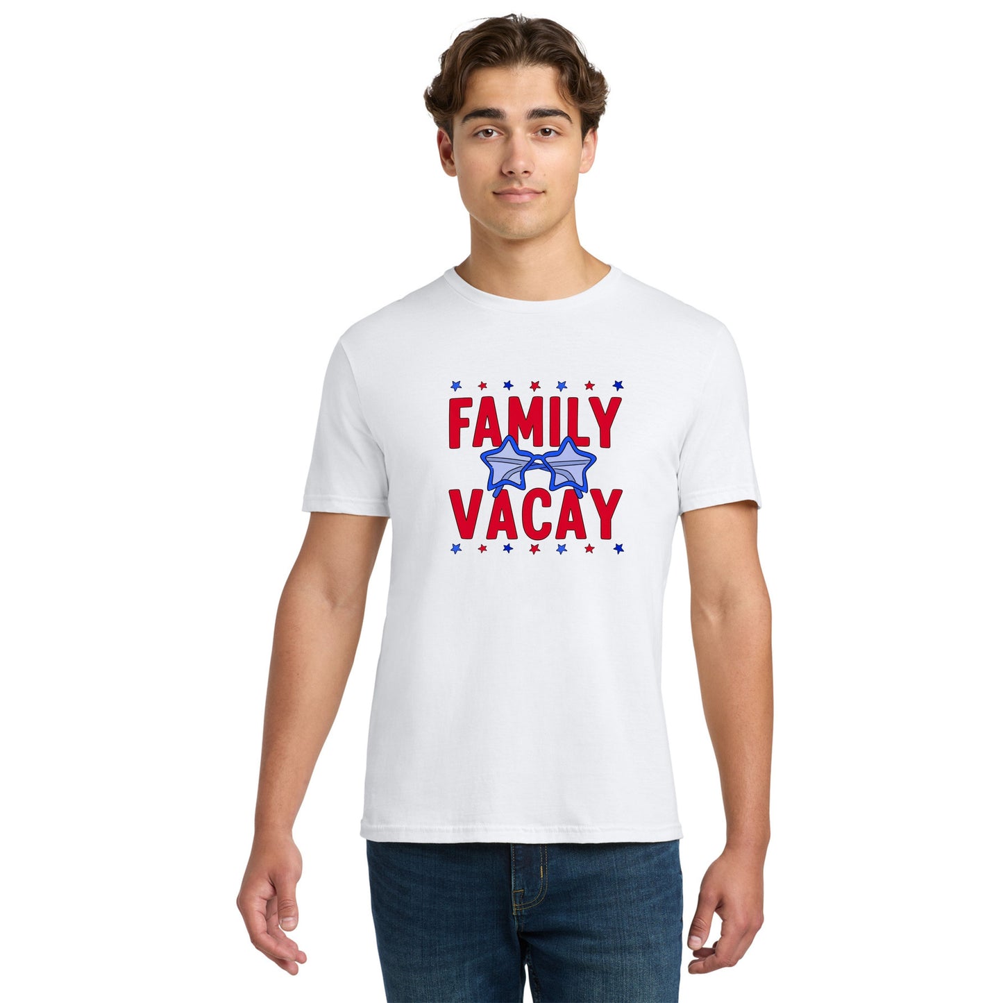 Family Vacay Patriotic Tees - Available in Adult, Youth, Toddler & Infant sizes