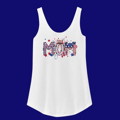 Fireworks 4th of July Women's Tank Top - Grandma, Gigi or Mama