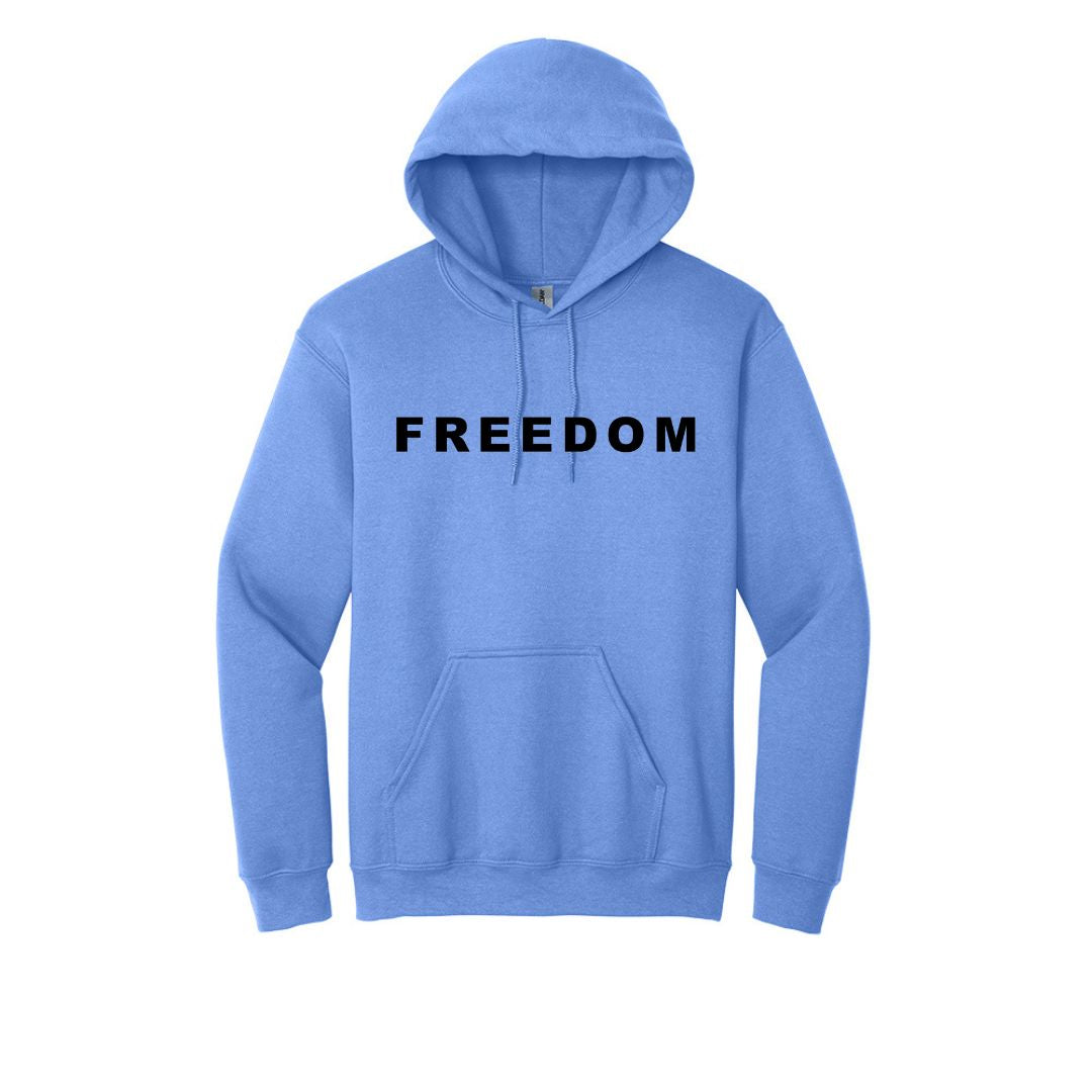 FREEDOM Heavy Cotton Hoodie - Customize with additional add-ons