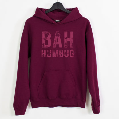 BAH HUMBUG Distressed Top - Available in short sleeve, long sleeve, crewneck or hoodie
