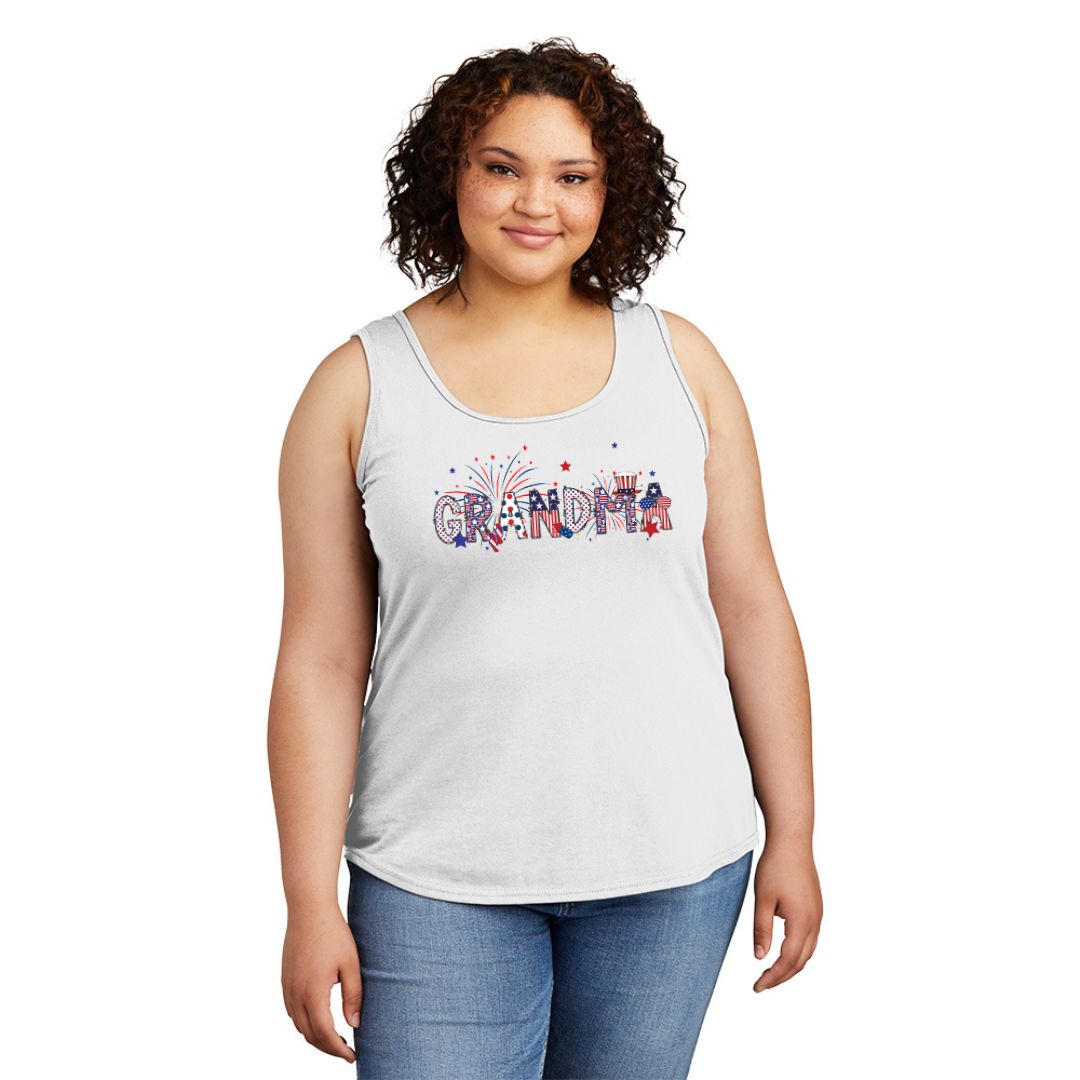 Fireworks 4th of July Women's Tank Top - Grandma, Gigi or Mama