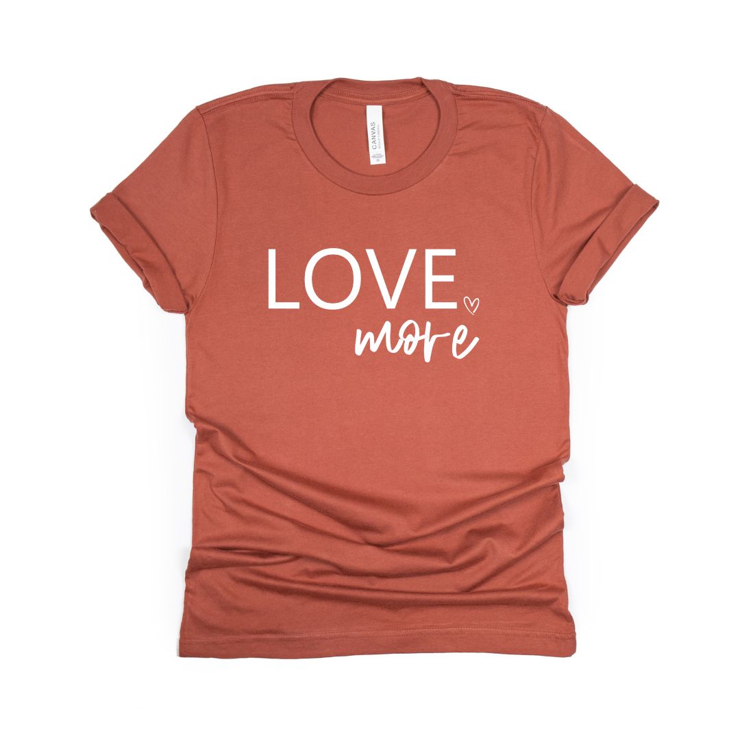 Love More - T-shirt unisexe adulte doux
