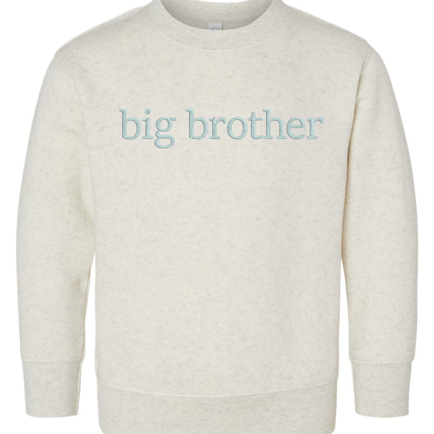 Faux Embroidery Big/Little Brother/Sister Matching Tops