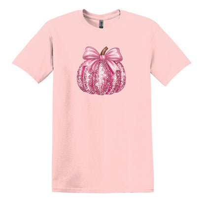 Pink Pumpkin for October - Breast Cancer Awareness - Available in short sleeve, long sleeve, crewneck or hoodie