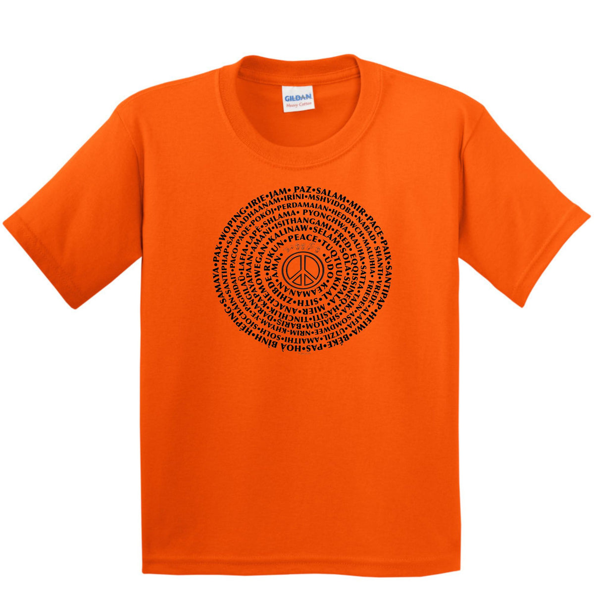CAN YOU SAY PEACE - Youth Heavy Cotton Short Sleeve T-shirt - CAN YOU SAY PEACE LLC