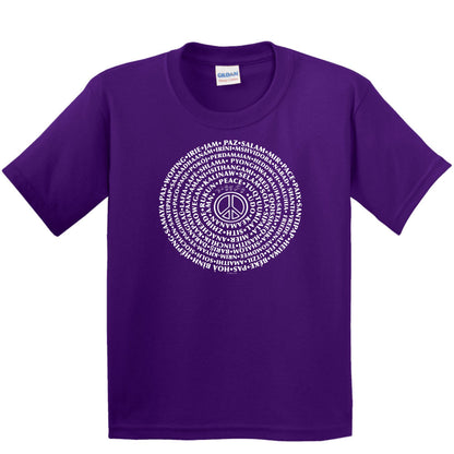CAN YOU SAY PEACE - Youth Heavy Cotton Short Sleeve T-shirt - CAN YOU SAY PEACE LLC